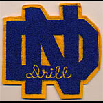 Notre Dame Drill Team Patch