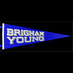 BYU Brigham Young University Cougars Pennant