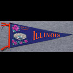 1964 University of Illinois Rose Bowl Champions Football Pennant