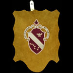 Alpha Phi Leather Skin Wall Hanging