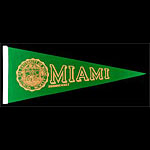University of Miami Hurricanes Pennant