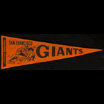 San Francisco Giants 1959 Bazooka Gum Pennant