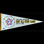 Oakland A's 1987 All-Star Game Baseball Pennant