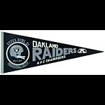 Oakland Raiders Super Bowl XI 1977 Football Pennant