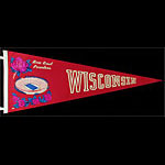 1960/1963 University of Wisconsin Rose Bowl Pennant