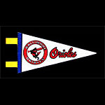 Baltimore Orioles Baseball Mini Pennant