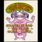 Greg Irons Steve Miller Pepperland Re-Opening Handbill
