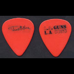 L.A. Guns Tracii Guns Cocked and Loaded Tour Red Guitar Pick