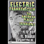 Print Mafia Electric Frankenstein Poster