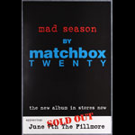 Matchbox Twenty Fillmore Promo Poster