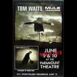 Tom Waits Oakland Concert Street Poster