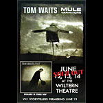 Tom Waits Wiltern Mule Variations Album Release Concert Street Poster