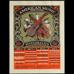 Steve Walters (Screwball Press) American Music Festival featuring Jeff and Vida Poster