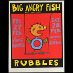 Steve Walters (Screwball Press) Big Angry Fish Poster