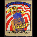 Steve Walters (Screwball Press) Henry Rollins Poster