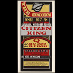 Steve Walters (Screwball Press) Citizen King Poster