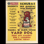 Steve Walters (Screwball Press) Spin15 Presents Schubas 3rd Annual SXSW Roundup featuring Andrew Bird Poster
