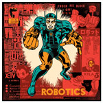 Scrojo Robots Art Print