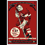 Scrojo Aspen vs Detroit Redwings Alumni Hockey Match Poster