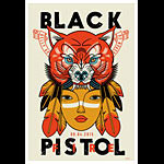 Scrojo Black Pistol Fire Poster