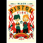 Scrojo Black Pistol Fire Poster