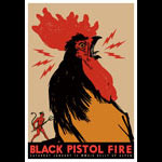 Scrojo Black Pistol Fire Poster