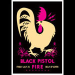 Scrojo Black Pistol Fire Poster