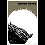 Scrojo Concrete Blonde Poster