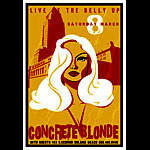 Scrojo Concrete Blonde Poster
