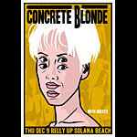 Scrojo Concrete Blonde Poster