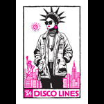 Scrojo Disco Lines Poster