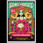 Scrojo Guns N' Roses Alice in Chains Poster