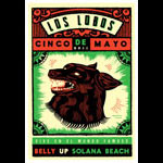 Scrojo Los Lobos Cinco de Mayo Concert Poster