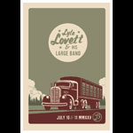 Scrojo Lyle Lovett & His Large Band Poster