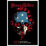 Scrojo Henry Rollins - The Long March Tour Poster