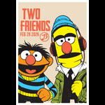 Scrojo Two Friends Poster