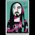 Scrojo Steve Aoki Autographed Poster