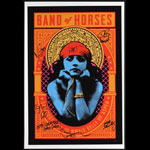 Scrojo Band of Horses Autographed Poster