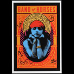 Scrojo Band of Horses Autographed Poster