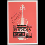 Scrojo Andrew Bird Autographed Poster