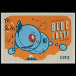 Scrojo Bloc Party Autographed Poster