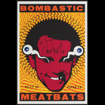 Scrojo Bombastic Meatbats  (Chad Smith of RHCP) Autographed Poster