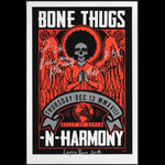 Scrojo Bone Thugs-N-Harmony Autographed Poster