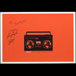 Scrojo BoomBox Autographed Poster