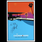 Scrojo The Chainsmokers Autographed Poster