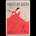 Scrojo Counting Crows Autographed Poster