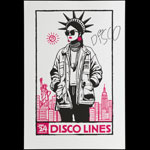 Scrojo Disco Lines Autographed Poster