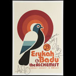 Scrojo Erykah Badu Autographed Poster