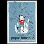 Scrojo Gogol Bordello Autographed Poster