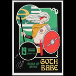 Scrojo Goth Babe Autographed Poster